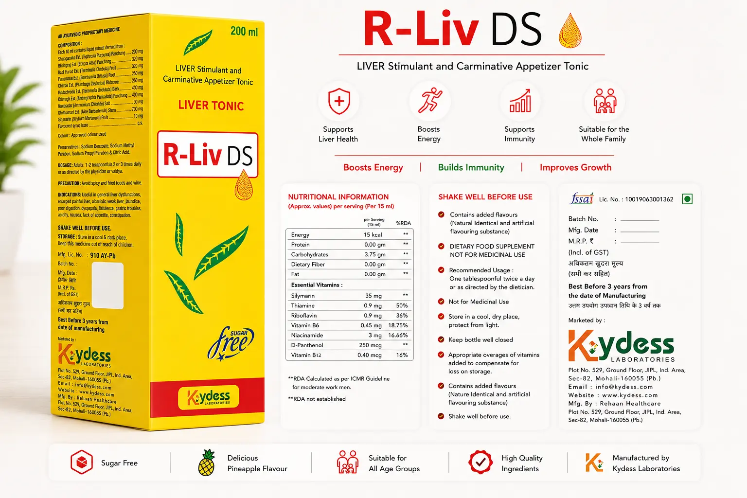 R-Liv DS Syrup – Double Strength Liver Tonic & Digestive Care